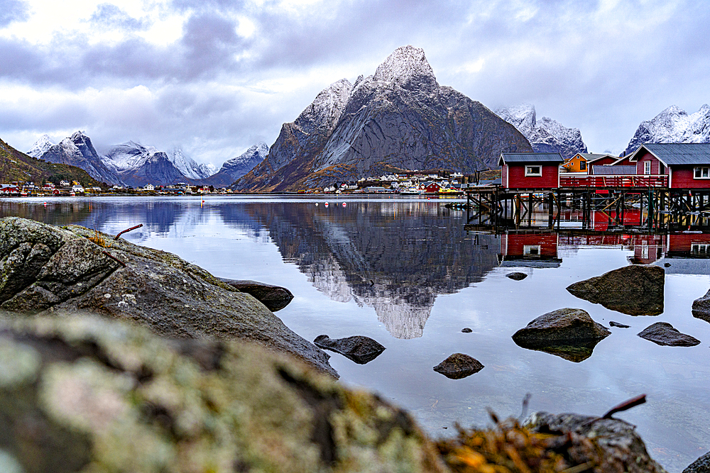 Rorbu fishing huts in Reine, Lofoten Islands, Norway