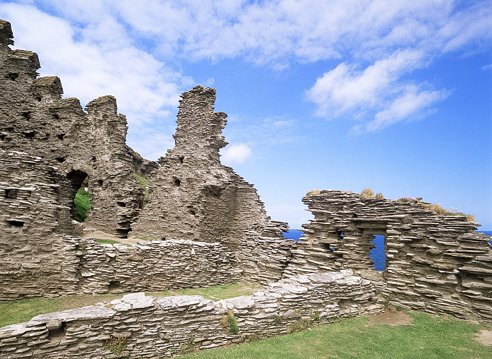 Tintagel castle, Cornwall, England, United Kingdom, Europe