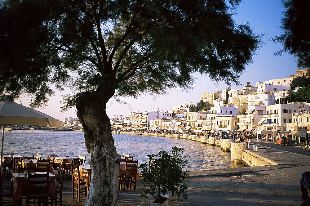 The harbour, island of Naxos, Cyclades, Greece, Europe