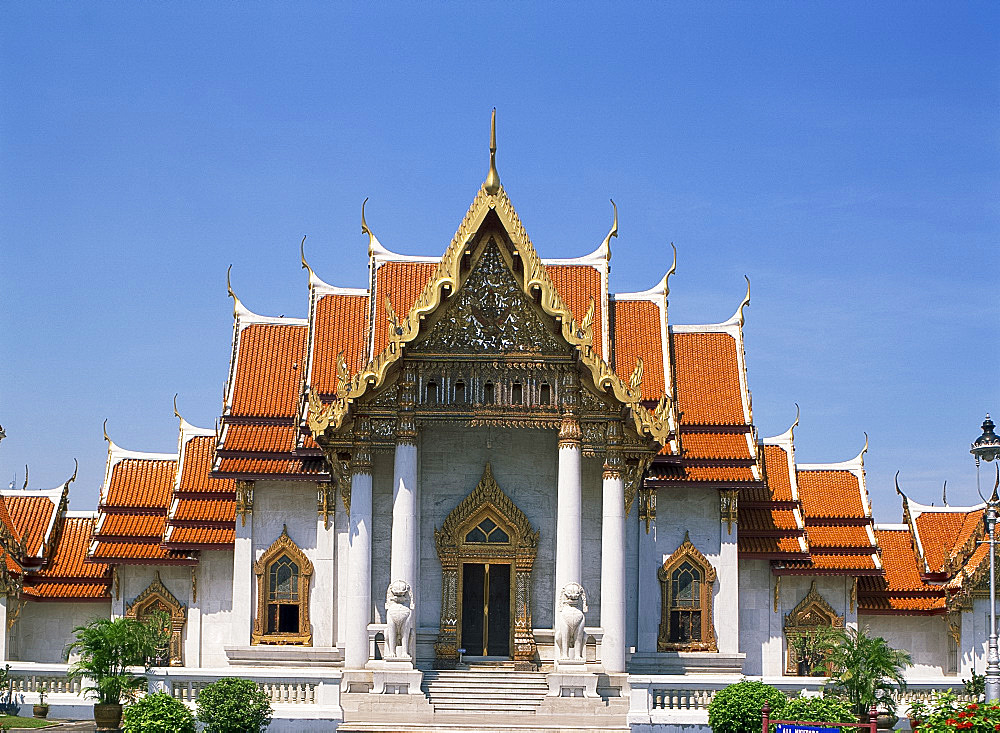 Wat Benchamabophit, Bangkok, Thailand, Southeast Asia, Asia