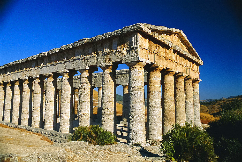 Greek temple, Segesta, Sicily, Italy, Europe