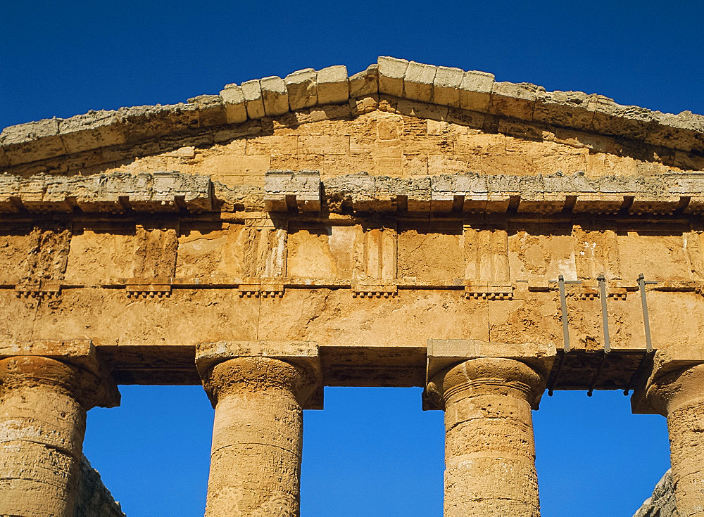 Greek Temple, Segesta, Sicily, Italy, Europe