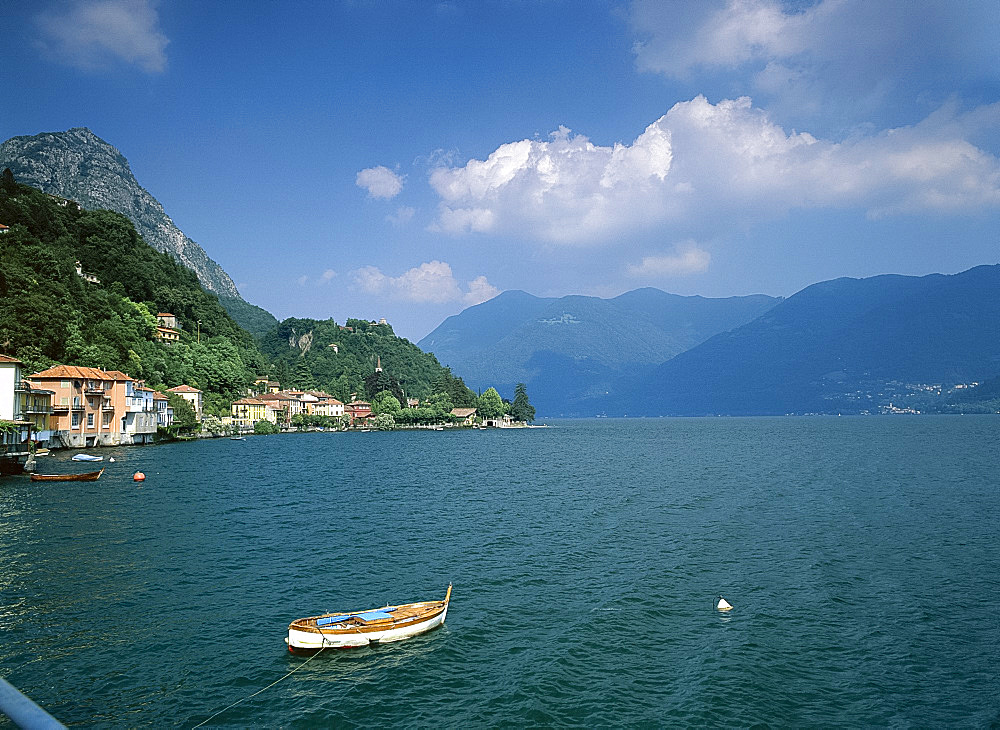 San Mamete, Lake Lugano, Italian Lakes, Lombardia (Lombardy), Italy, Europe