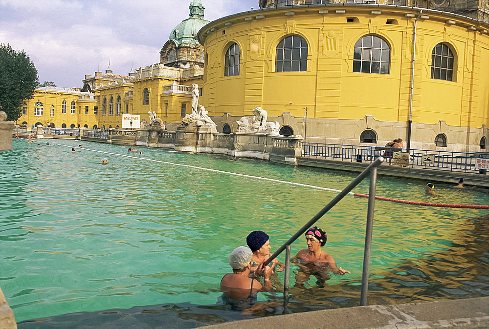 Szechenyi Baths, Budapest, Hungary, Europe