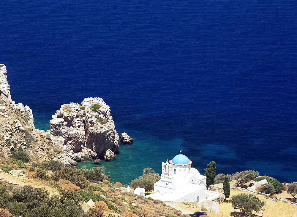 Monastery of Panagia Poulati, Sifnos, Cyclades, Greek Islands, Greece, Europe