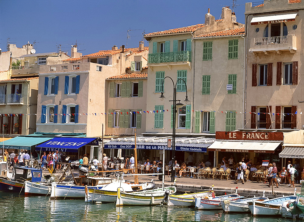 Cassis Harbour, Cote d'Azur, Provence, France, Mediterranean, Europe