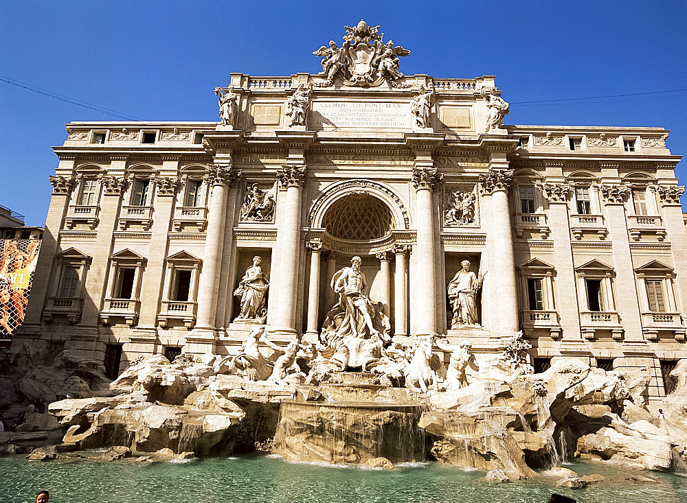 Trevi Fountain, Rome, Lazio, Italy, Europe