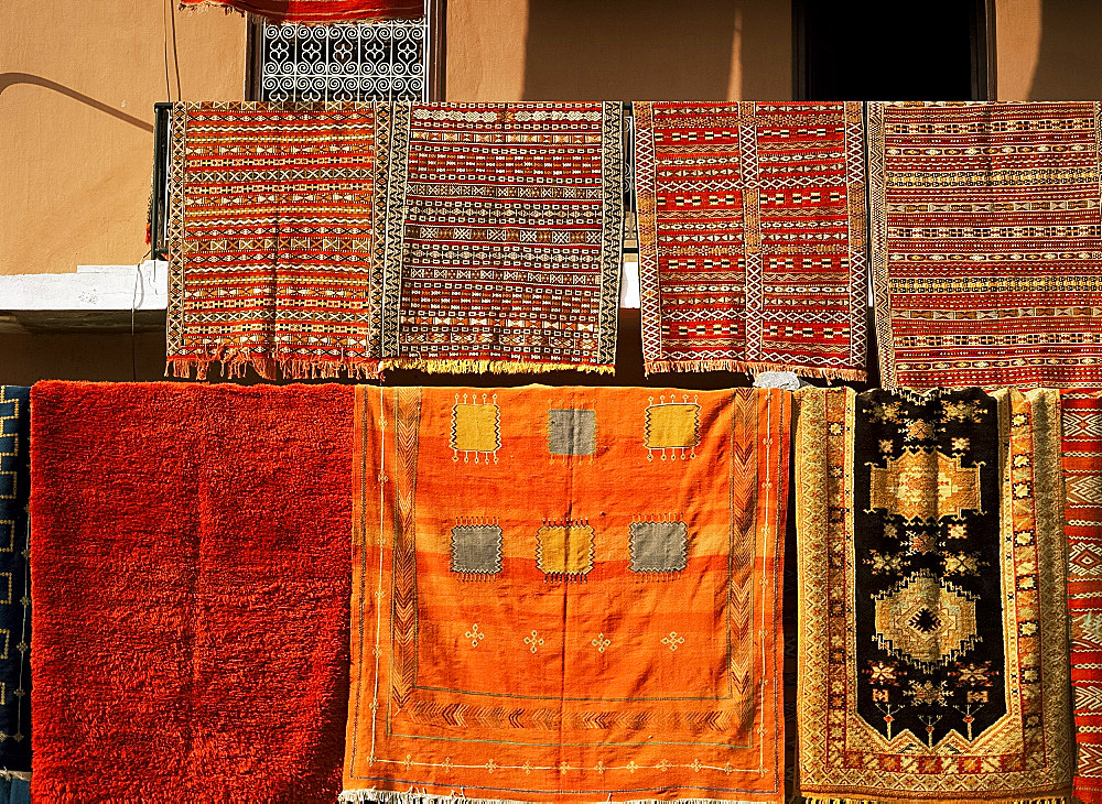 Entrance to La Criee Berbere carpete souk, Marrakesh, Morocco, North Africa, Africa