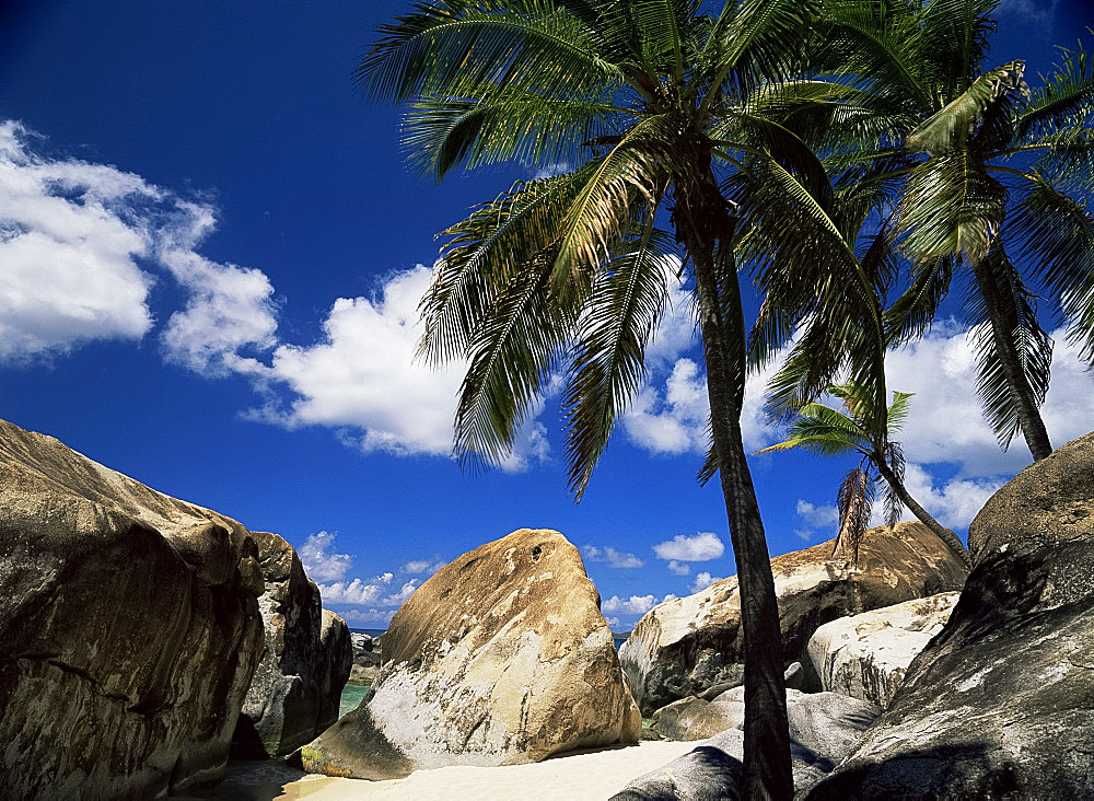 Boulders in Spring Bay, The Baths, Virgin Gorda, British Virgin Islands, West Indies, Central America