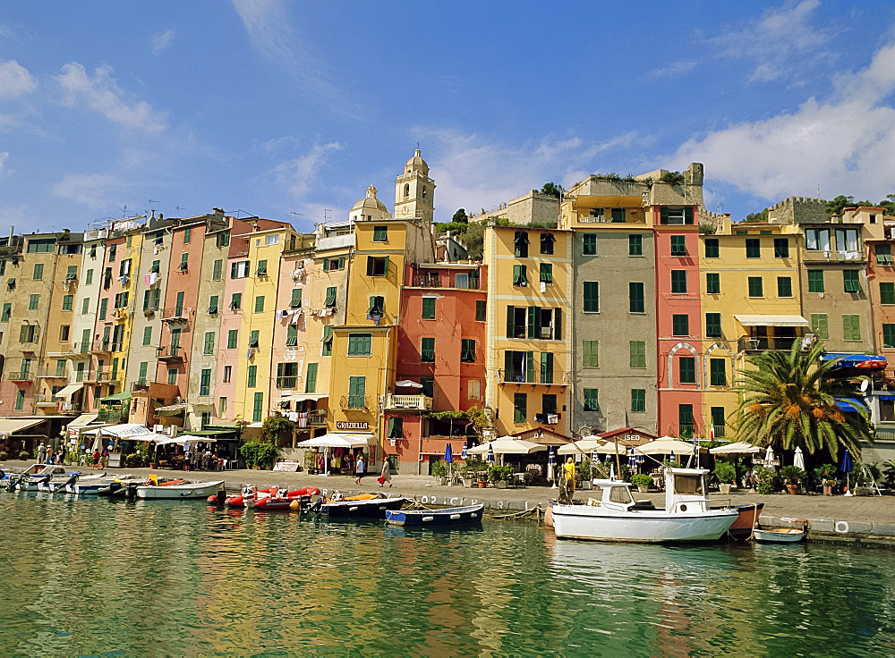 The harbour at Portovenere, Liguria, Italy