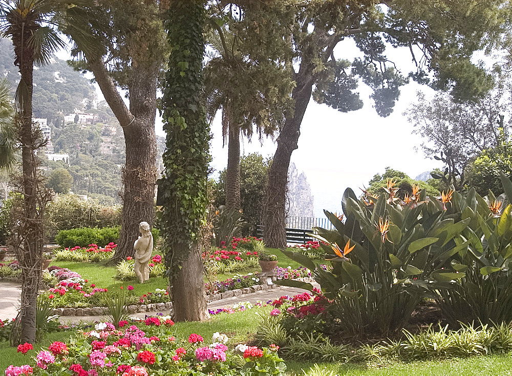 Giardino Augusto, Isle of Capri, Campania, Italy, Mediterranean, Europe