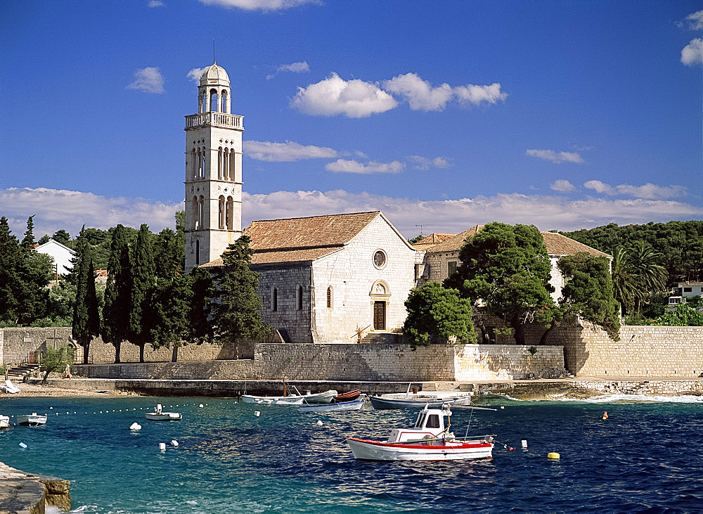 The Franciscan monastery, Hvar Town, Hvar Island, Dalmatia, Dalmatian Coast, Croatia, Europe