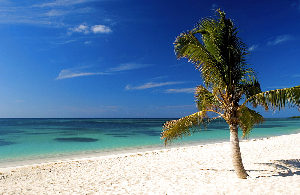 Calm seas off the Playa Ancon, Trinidad, Cuba, West Indies, Caribbean, Central America