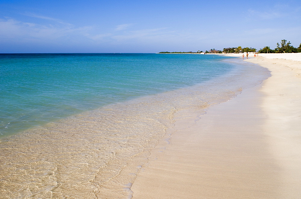 Calm sea and the beach at Playa Ancon, Trinidad, Cuba, West Indies, Caribbean, Central America