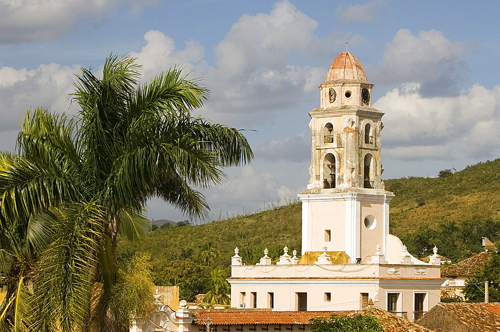 The belltower of Iglesia y Covento de San Francisco, Trinidad, UNESCO World Heritage Site, Cuba, West Indies, Central America