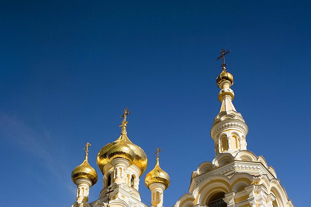 The Alexander Nevsky Cathedral, Yalta, Crimea, Ukraine, Europe