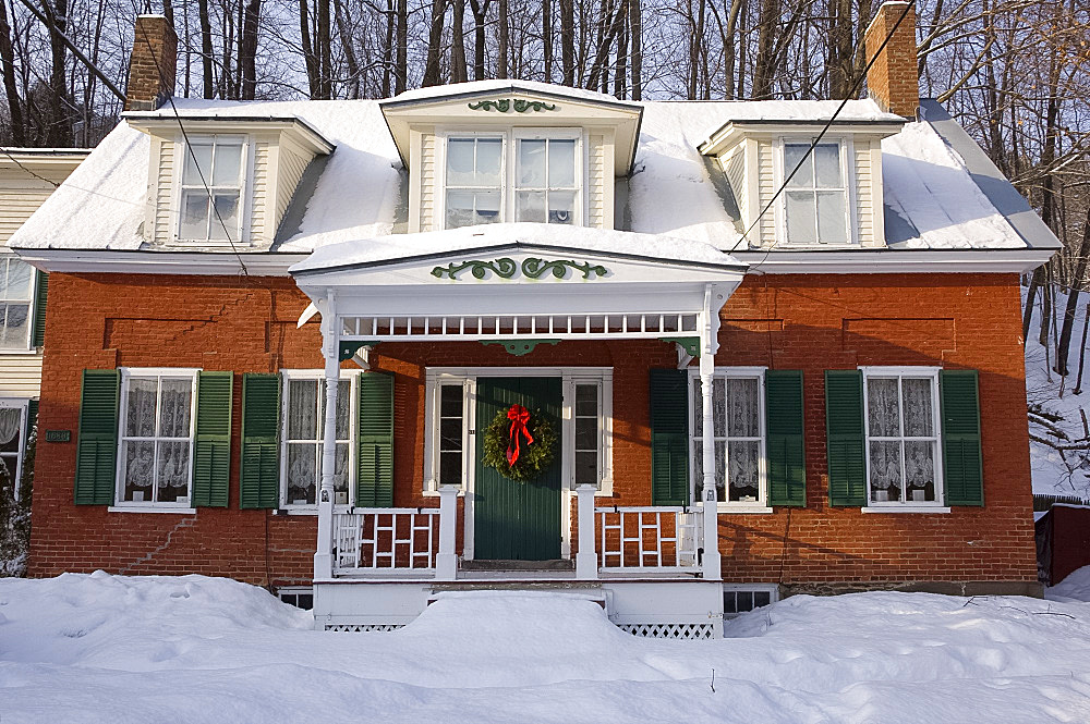 The 1830 Shire Town Inn in Woodstock, Vermont, New England, United States of America, North America