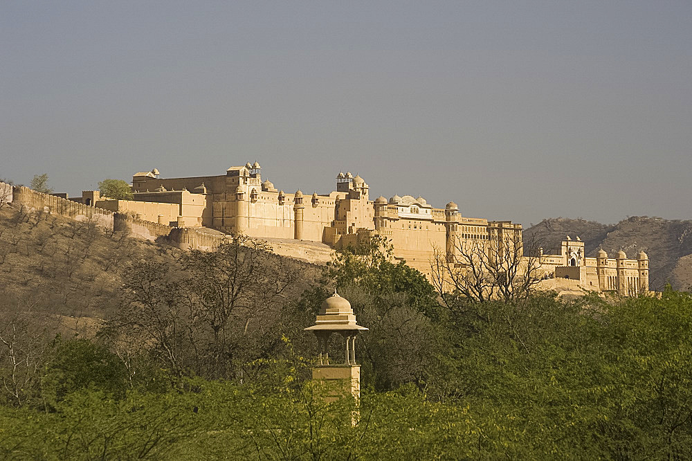 The Amber Fort in Jaipur, Rajasthan, India, Asia