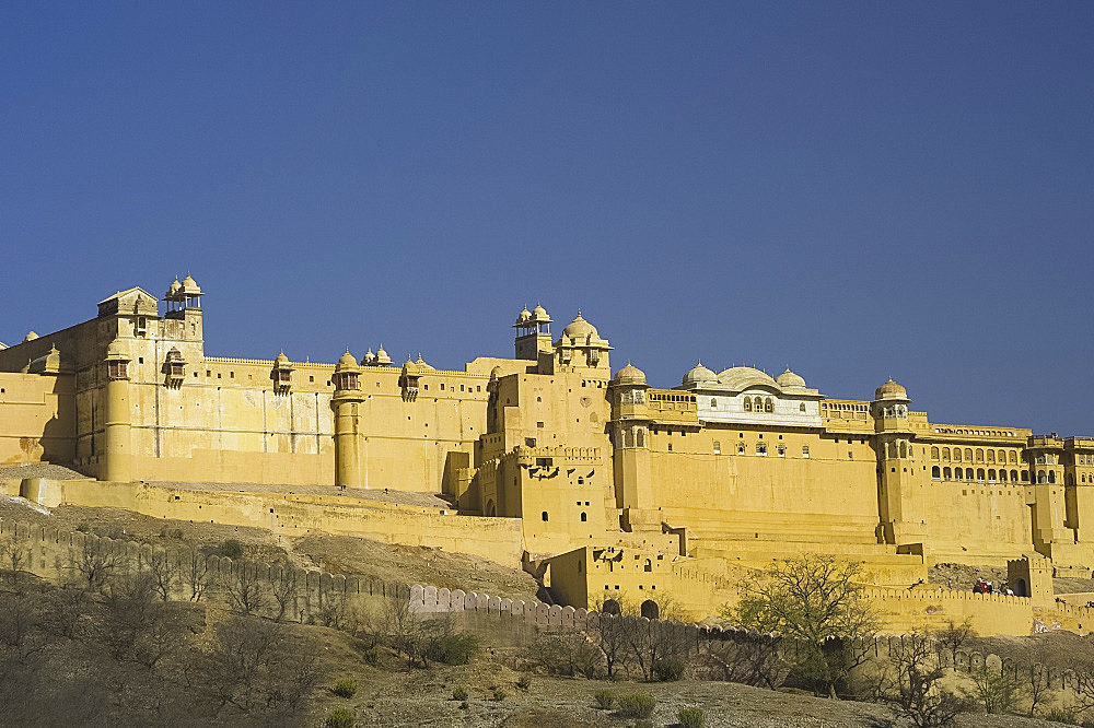 The Amber Fort in Jaipur, Rajasthan, India, Asia