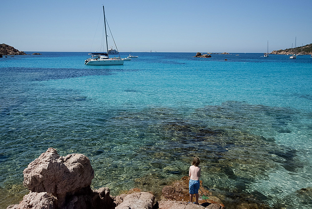 Roccapina Beach in the Gulf of Roccapina in the Sartenais region in southwest Corsica, France, Mediterranean, Europe