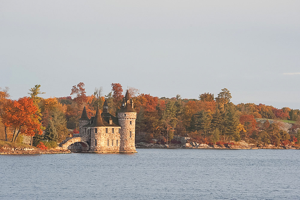 The Powerhouse at Boldt Castle on the St. Lawrence River, New York State, United States of America, North America