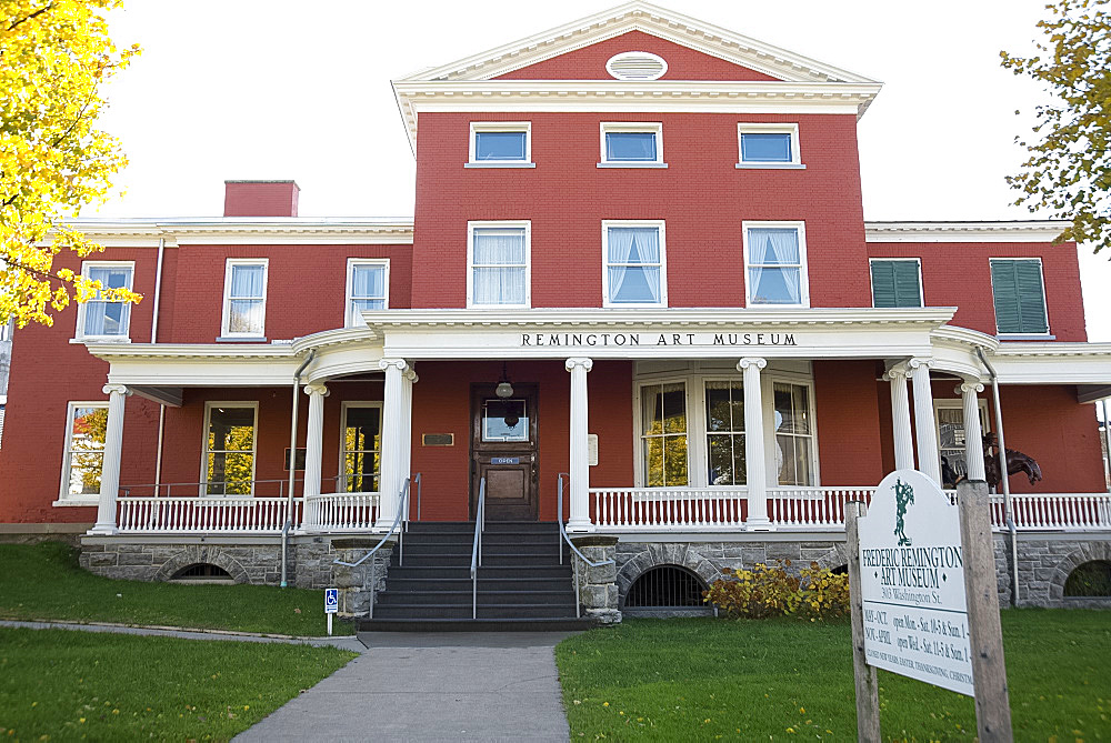 The Fredric Remington Art Museum in Ogdensburg, New York State, United States of America, North America