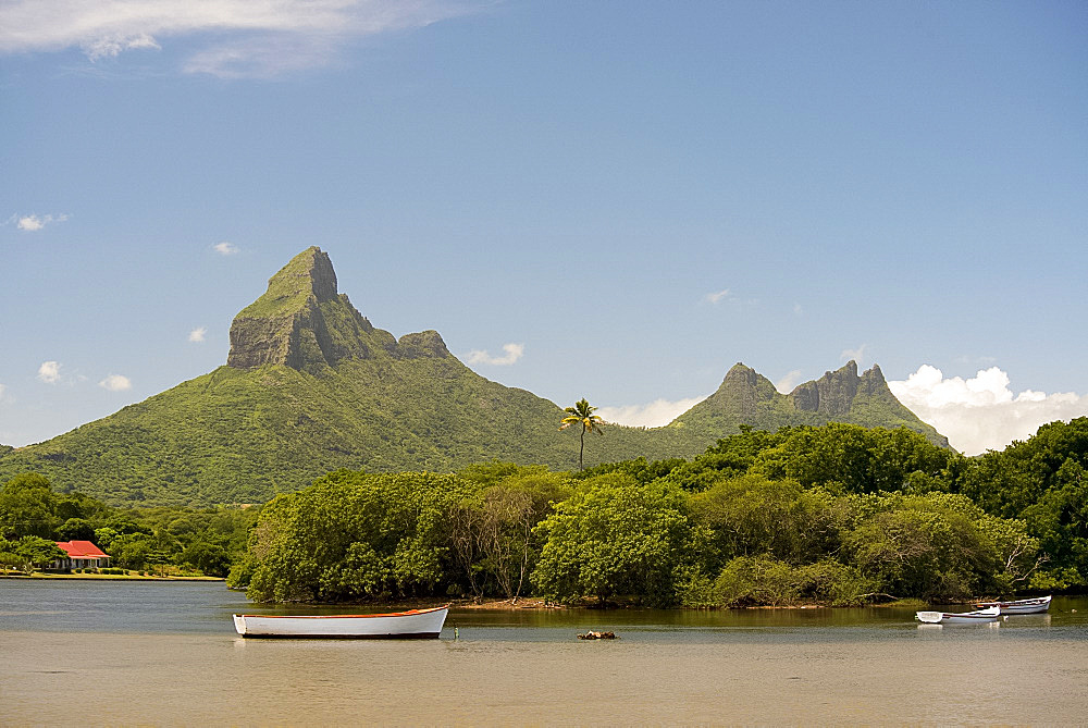 The Tourelle de Tamarin near Tamarin on the west coast of Mauritius, Indian Ocean, Africa