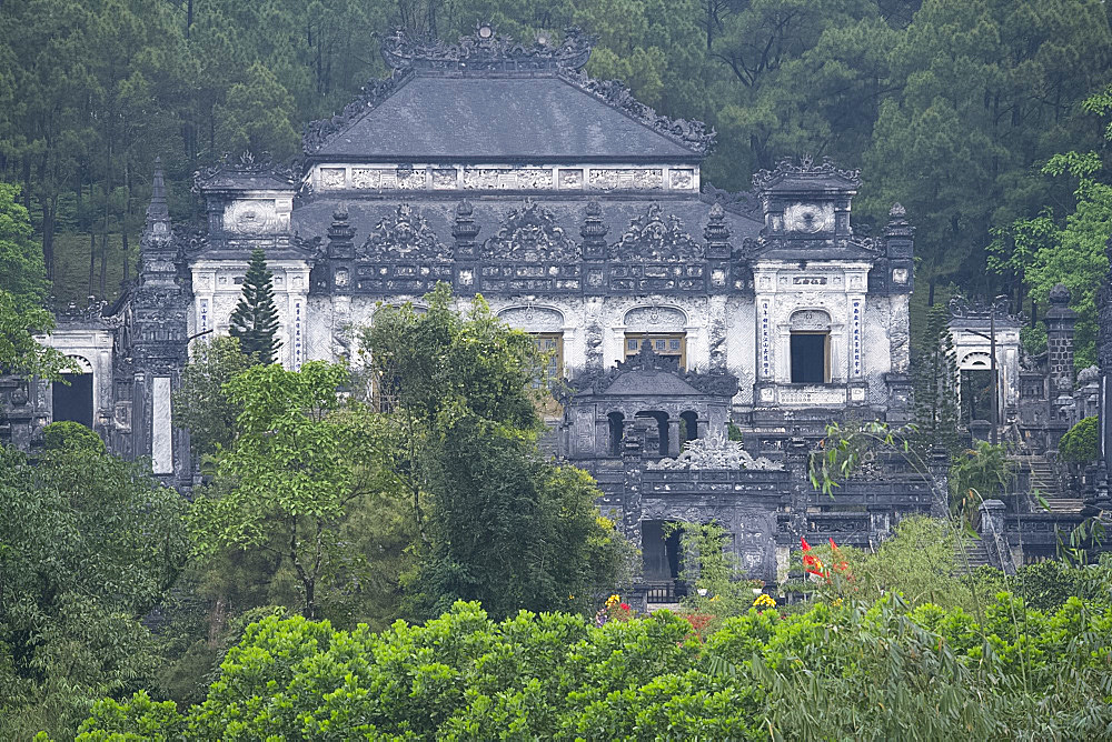 The Tomb of Emperor Khai Dinh of the Nguyen dynasty near Hue, Vietnam, Indochina, Southeast Asia, Asia