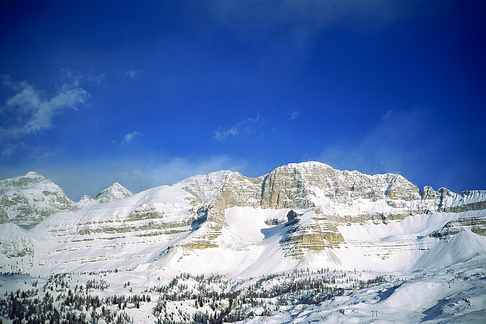 Madonna di Campiglio, in the Dolomites, during winter, Trentino Alto Adige, Italy, Europe