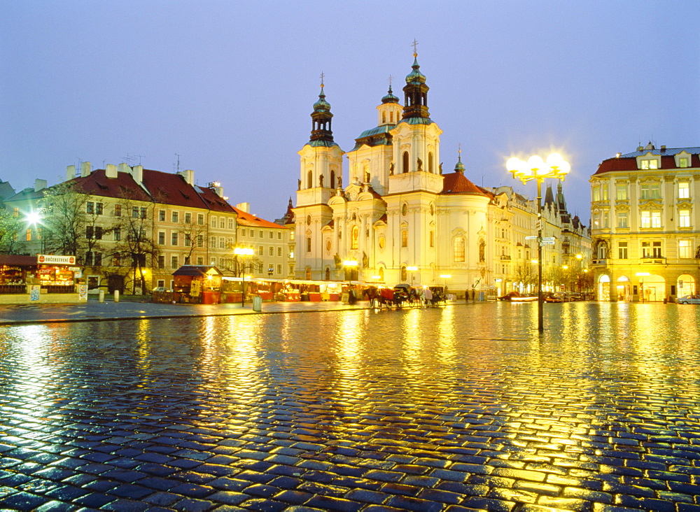 St. Nicholas Church, Old Town Square, Prague, Czech Republic, Europe