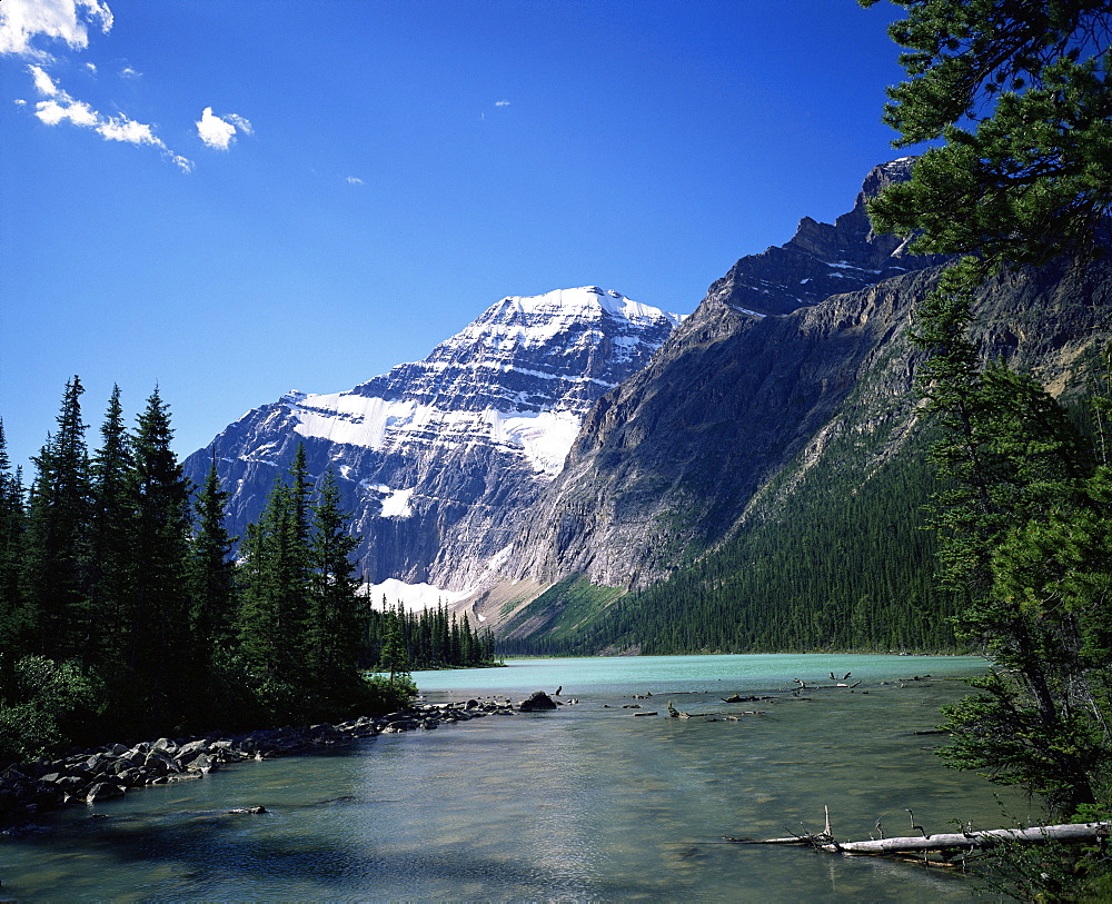 Mount Edith Cavell, Jasper National Park, UNESCO World Heritage Site, Rocky Mountains, Alberta, Canada, North America