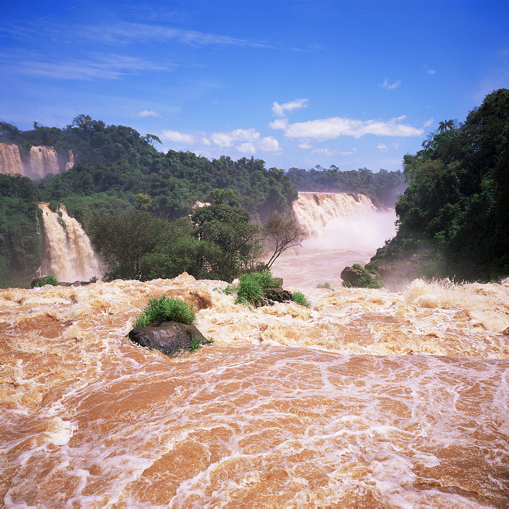 Iguacu Falls, Iguacu National Park, UNESCO World Heritage Site, Parana State, Brazil, South America