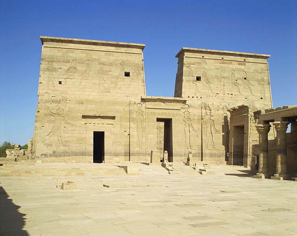 Temple of Isis, Philae, UNESCO World Heritage Site, Agilka, near Aswan, Egypt, North Africa, Africa