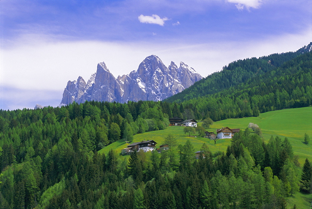 The Olde Geisler mountain group, Dolomites, Trentinto Alto Adige, Italy, Europe