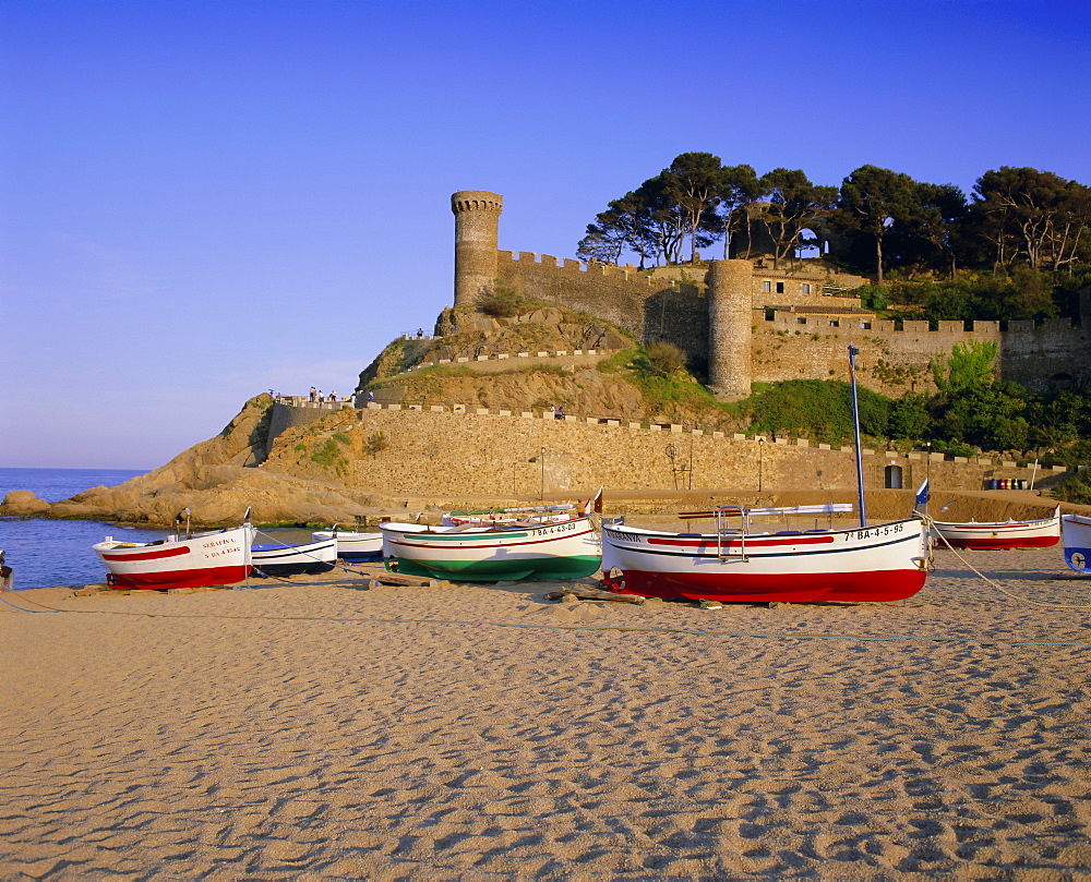 Tossa de Mar, Costa Brava, Catalunya (Catalonia) (Cataluna), Spain, Europe