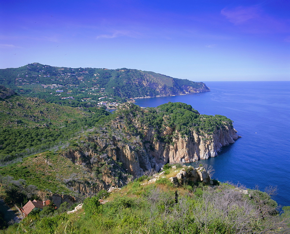 Typical Costa Brava scenery on the Cap de Creus, Costa Brava, Catalunya (Catalonia) (Cataluna), Spain, Europe