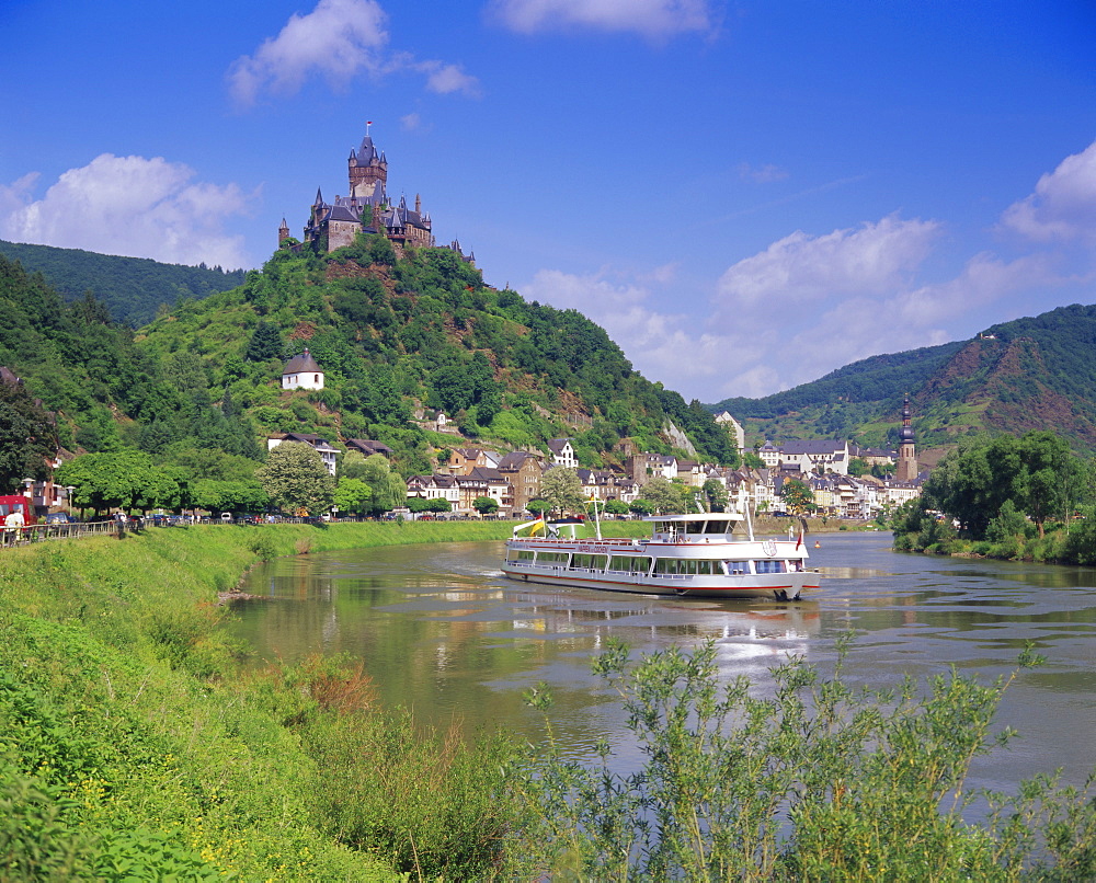 Cochem, Mosel River valley, Rhineland (Rhineland-Palatinate) (Rheinland-Pfalz), Germany, Europe