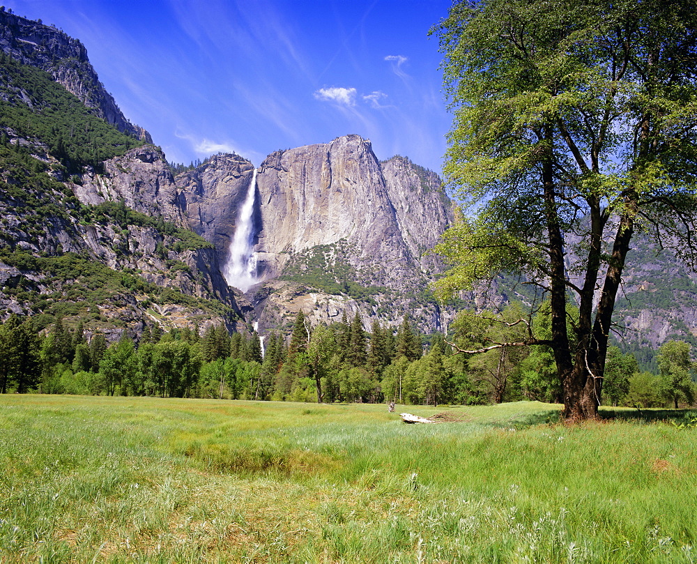 Upper Yosemite Falls, Yosemite National Park, UNESCO World Heritage Site, California, USA, North America