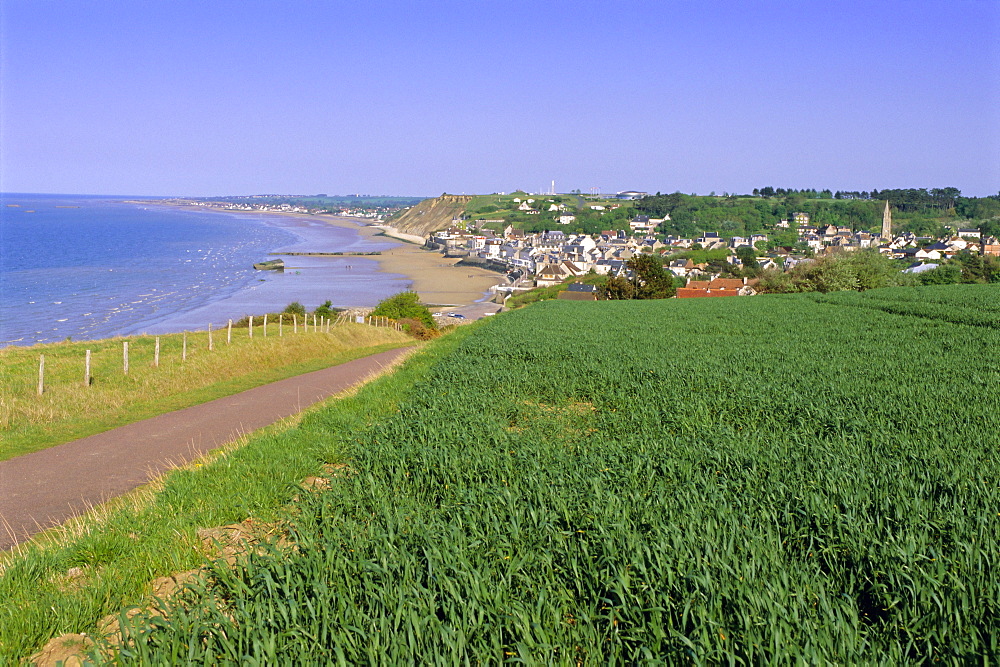 D-Day beach, Arromanches, Normandie (Normandy), France, Europe