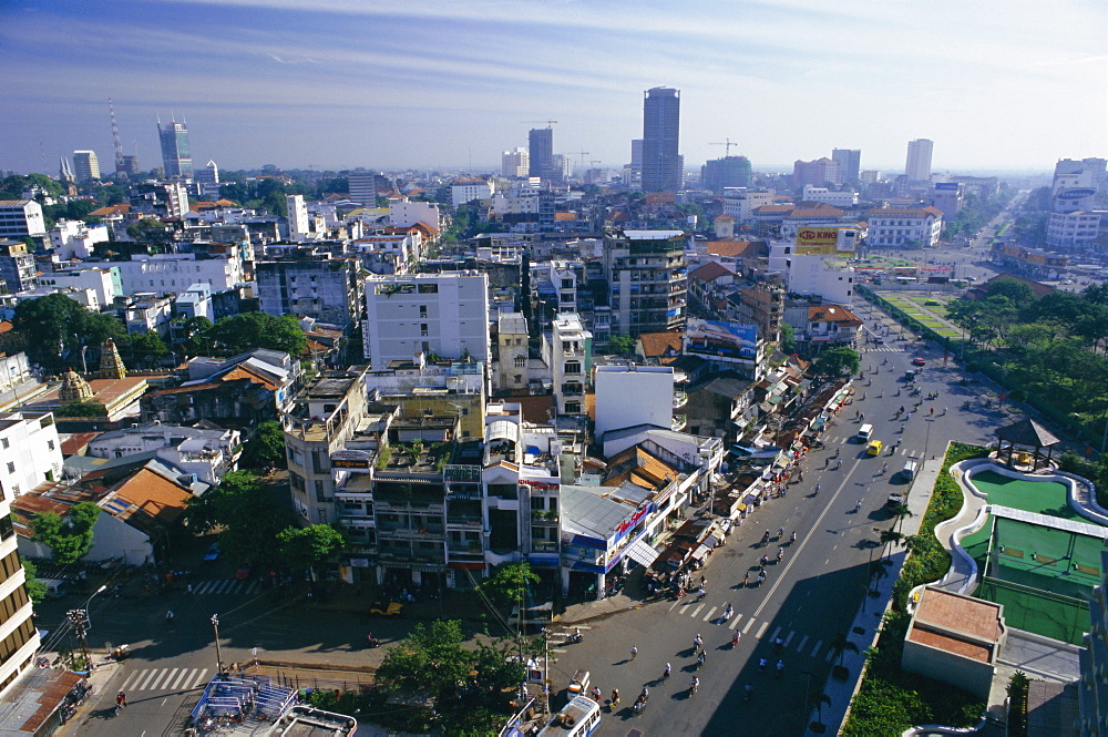 City view, Ho Chi Minh City (Saigon), Vietnam, Indochina, Asia