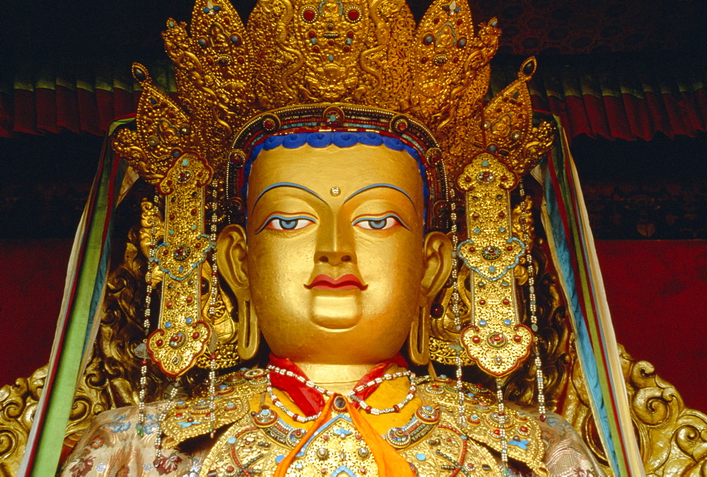 Avalokitesvara, the Bodhisattva of compassion, Lhasa, Tibet, China, Asia