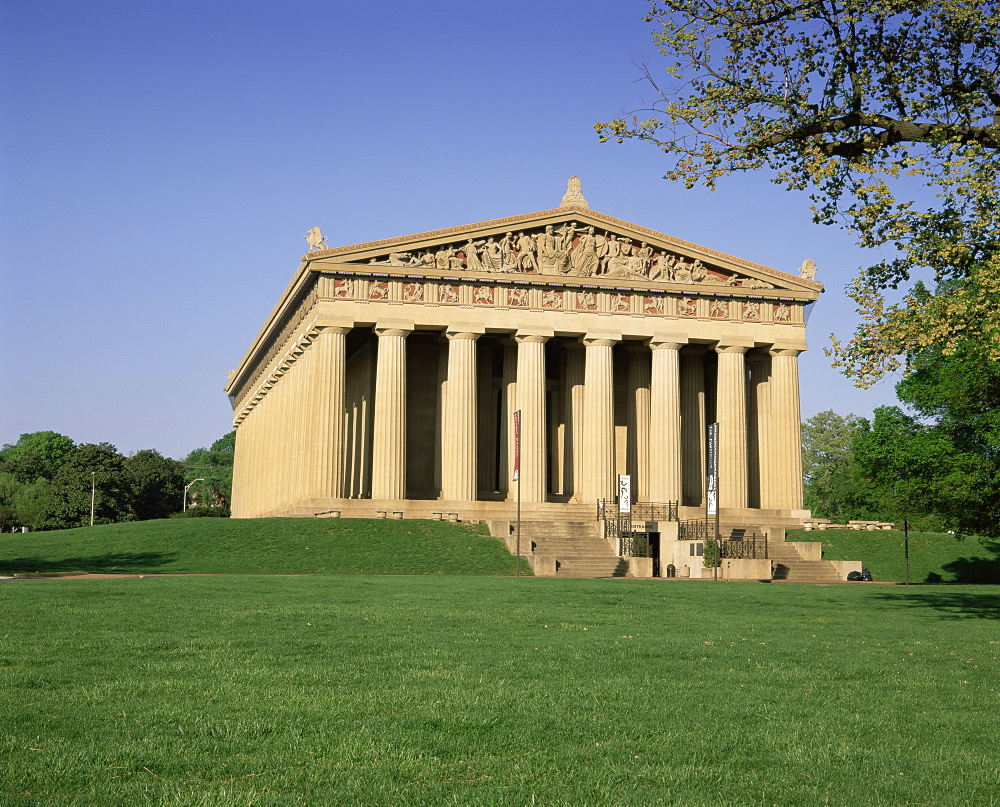 The Parthenon in Centennial Park, Nashville, Tennessee, United States of America, North America