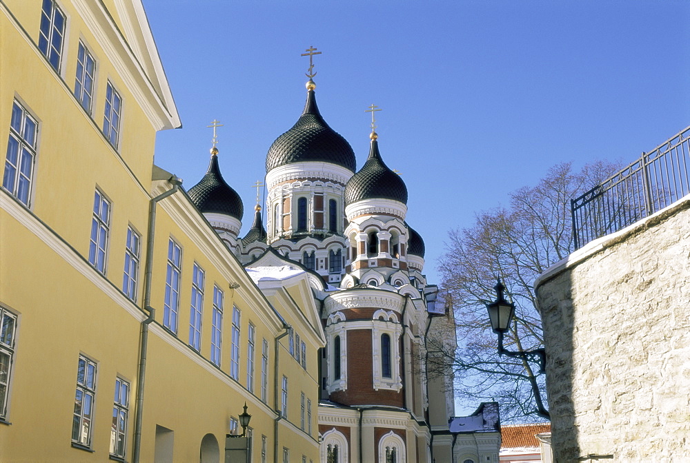 Alexander Nevsky Christian cathedral, the Old Town, Tallinn, UNESCO World Heritage Site, Estonia, Baltic States, Europe