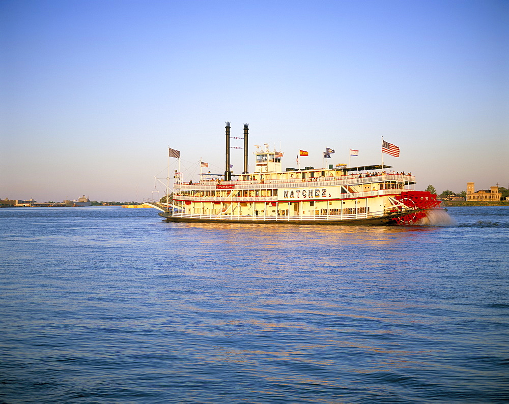 Mississippi River paddle steamer, New Orleans, Louisiana, United States of America, North America