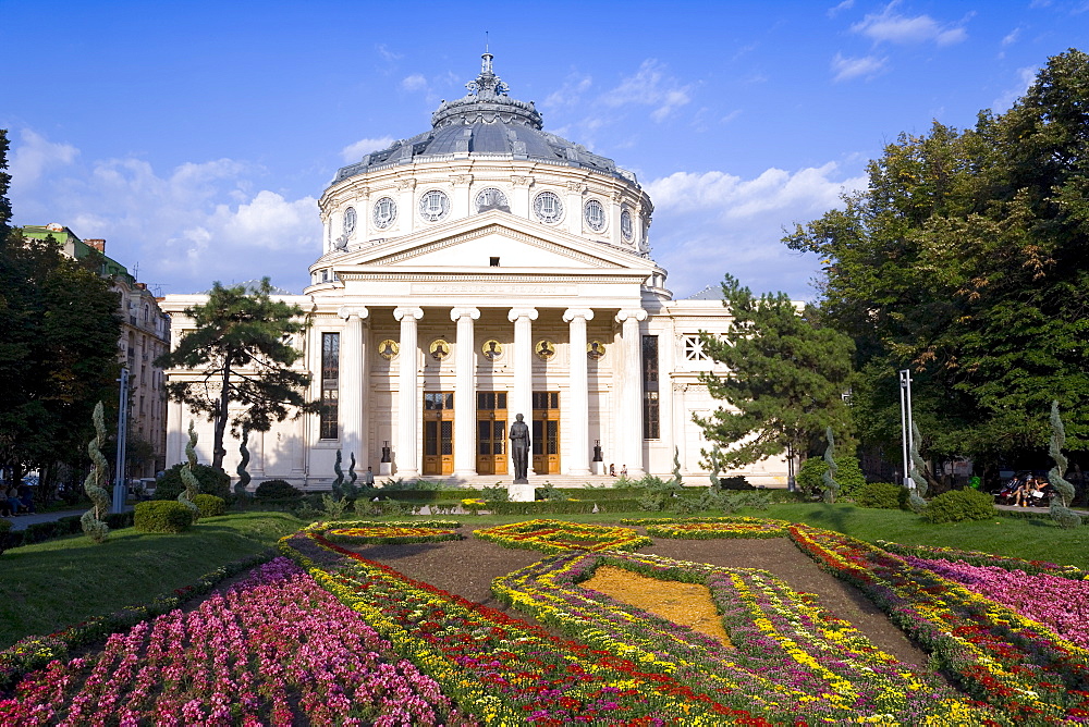 Piata George Enescu, Romanian Athenaeum Concert Hall, Bucharest, Romania, Europe