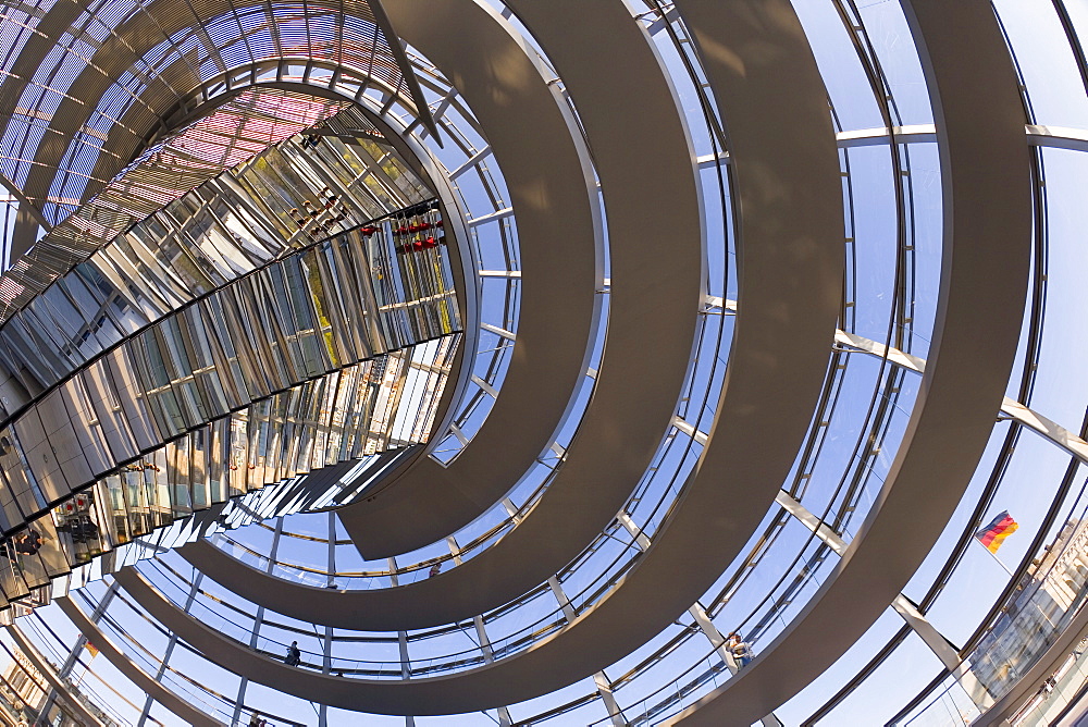 Interior of Reichstag (Parliament building), Berlin, Germany, Europe