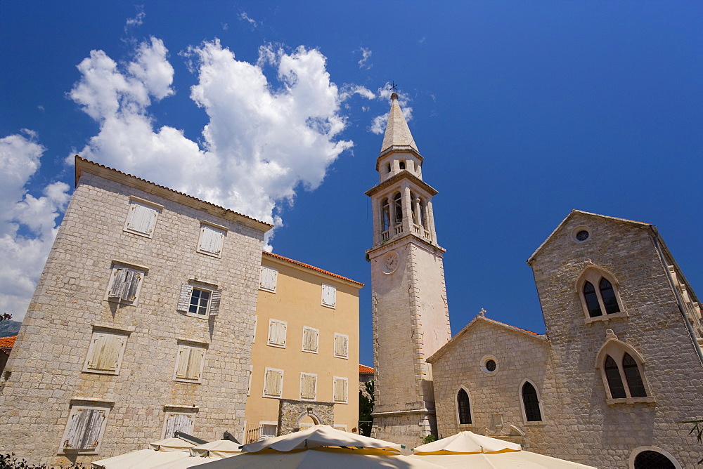 Catholic church of St. Ivan, Stari Grad (Old Town), Budva, Montenegro, Balkans, Europe