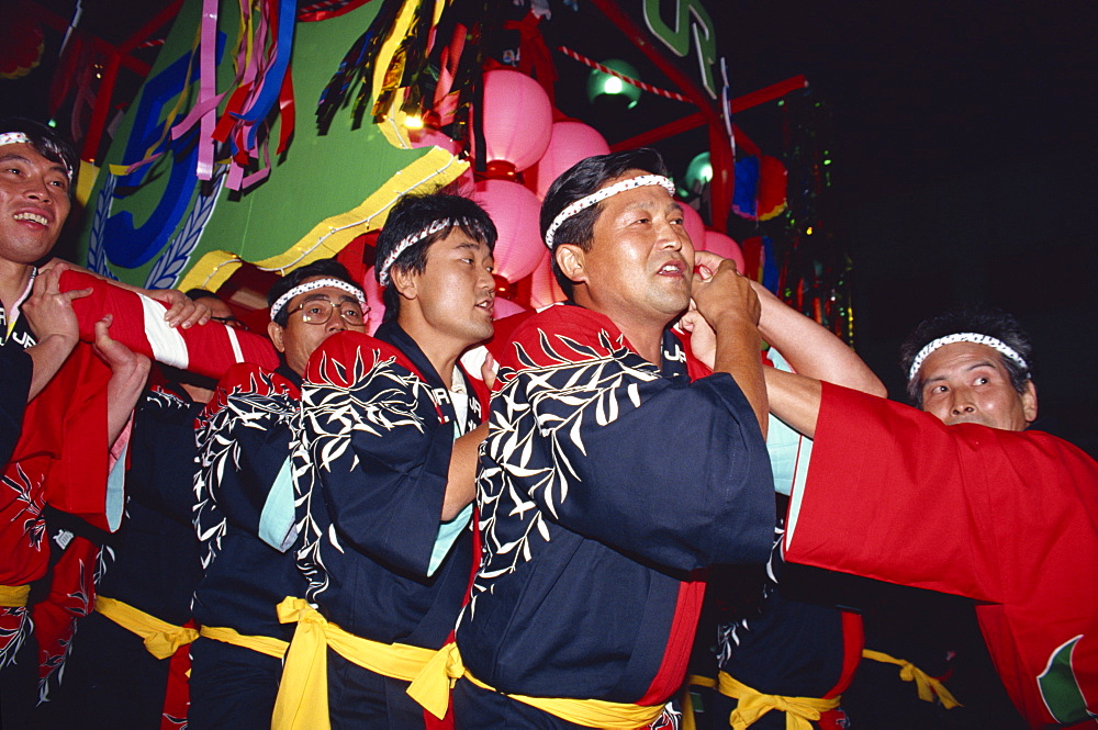 Mikoshi portable shrine festival, Asahikawa City, Japan, Asia