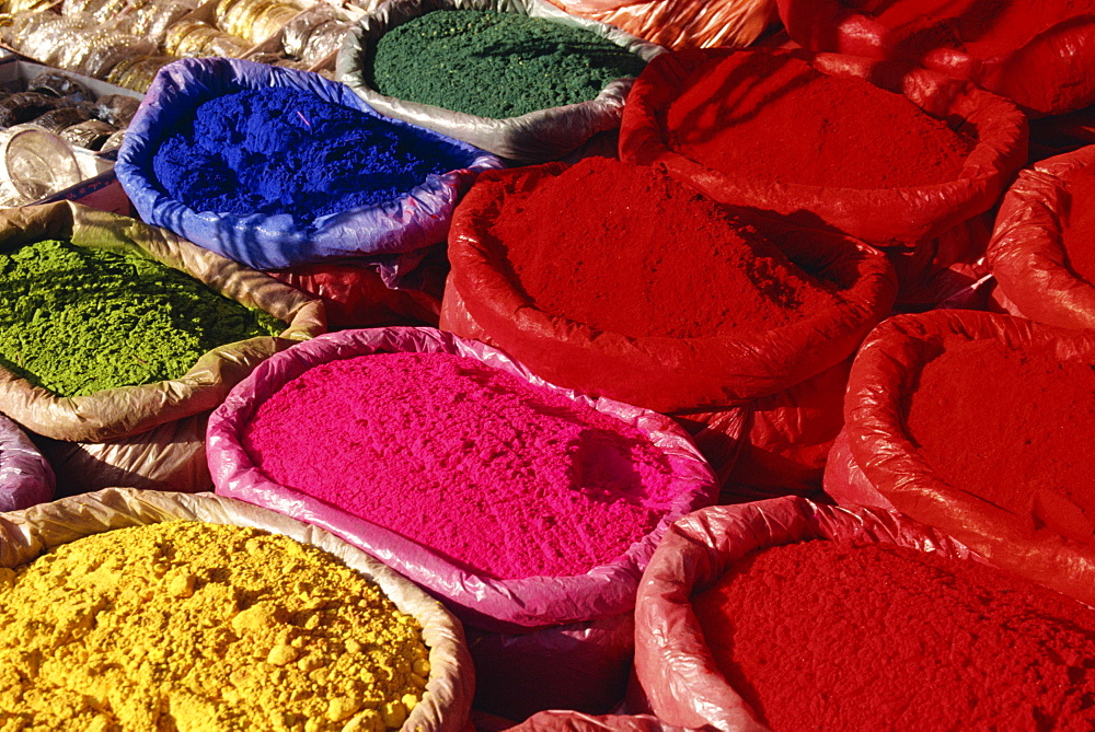 Dyes for sale, Kathmandu, Nepal, Asia