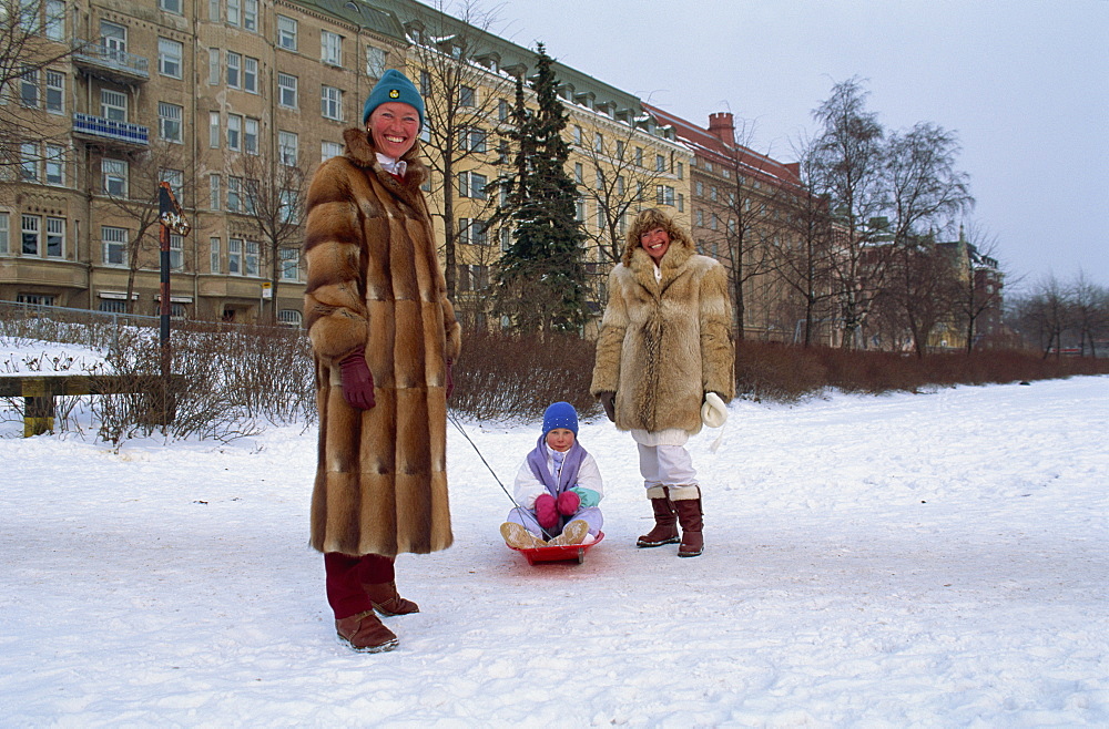 Helsinki in winter, Finland, Scandinavia, Europe